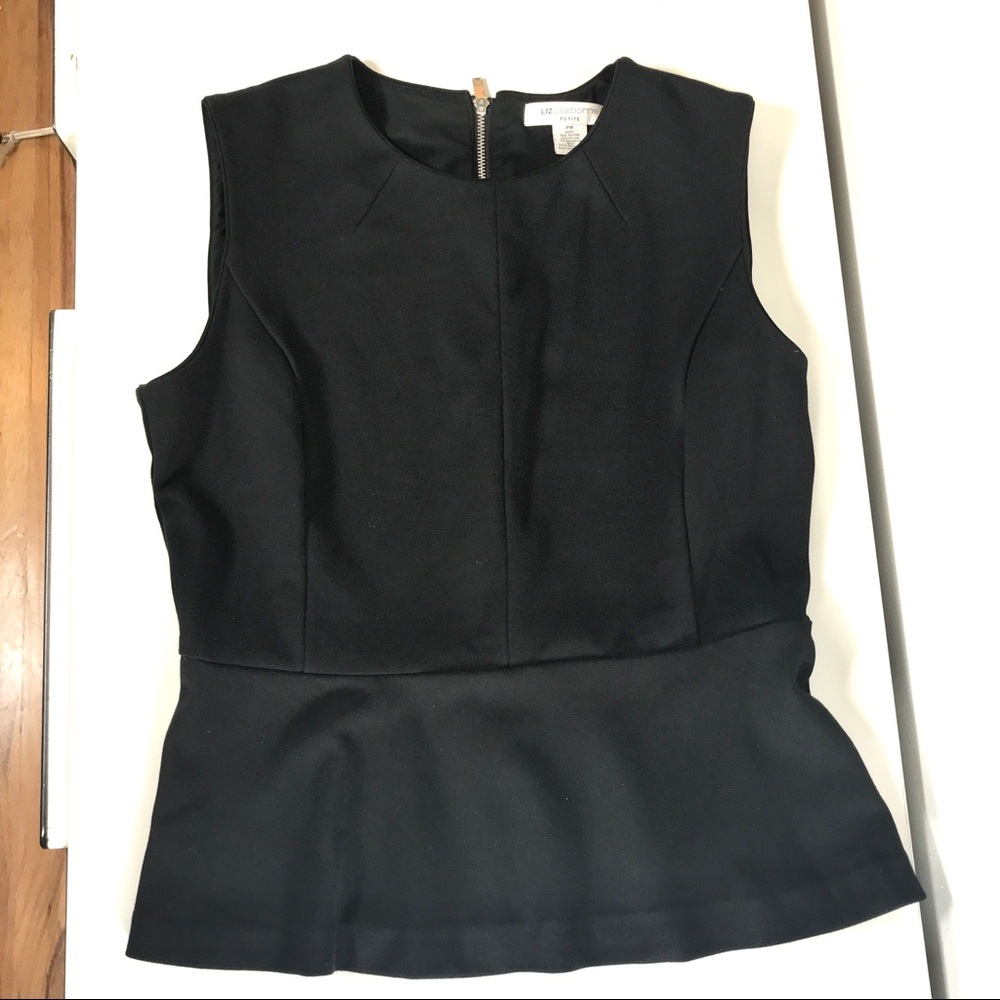 Liz Claiborne PetMedium Sleeveless Top Flare Waist